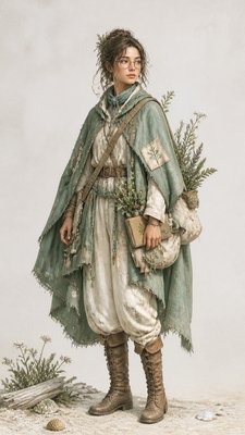 Coastal Interior Design character design example