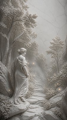 Classical Marble Sculpture Art Style book cover example