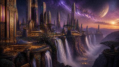 Afrofuturism Art Style concept art example