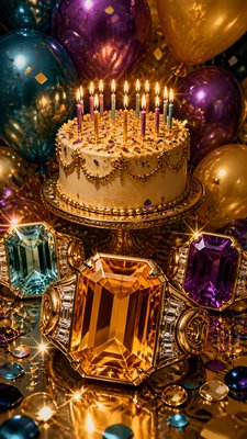 Cocktail Ring Era Jewelry Style birthday card example