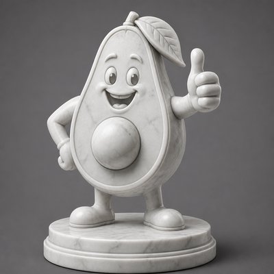 Classical Marble Sculpture Art Style sticker example