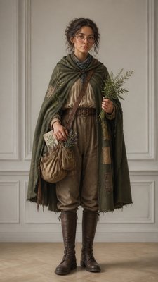 Transitional Interior Design character design example
