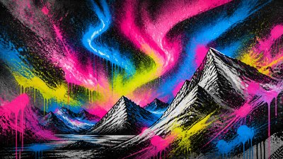 Graffiti Modern Art Style banner example