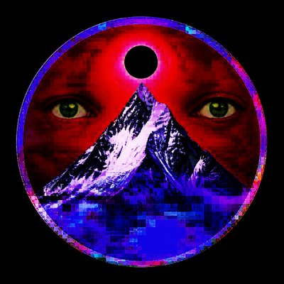 Weirdcore Aesthetic logo concept example
