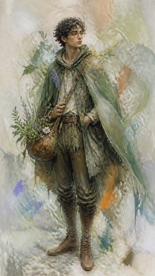 Lyrical Abstraction Art Style character design example
