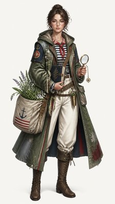 Nautical Aesthetic character design example