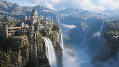 Realistic Landscape Art Style concept art example