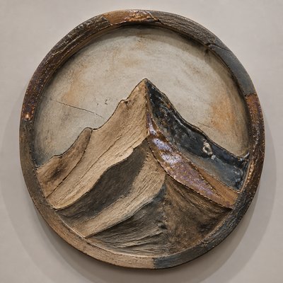 Contemporary Sculptural Ceramic Art Style logo concept example