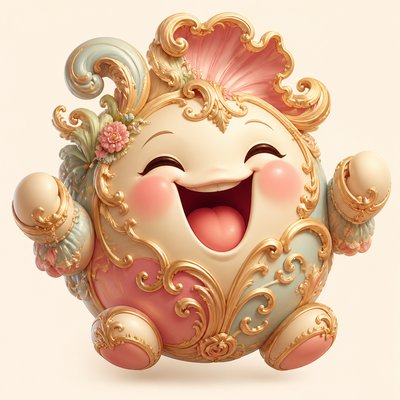 Rococo Classical Art Style Twitch emote example