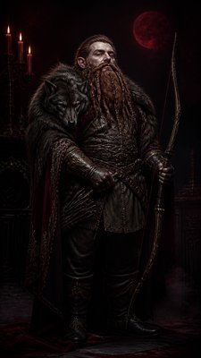 Vampirecore Aesthetic tabletop character portrait example