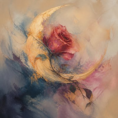 Abstract Landscape Art Style tattoo design example