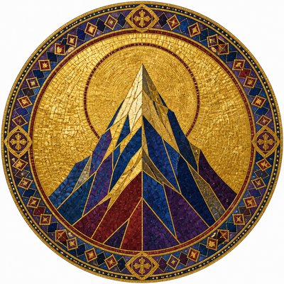 Byzantine Classical Art Style logo concept example