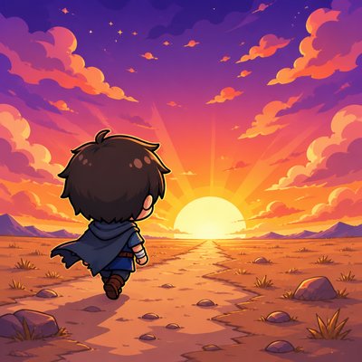 Chibi Anime Art Style album cover example