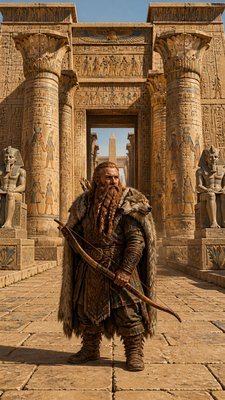 Ancient Egyptian Architecture tabletop character portrait example