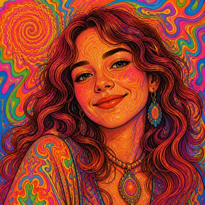 Psychedelic Art Style profile picture example