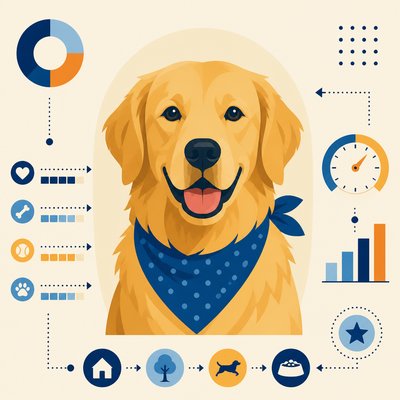 Infographic Poster Design pet portrait example