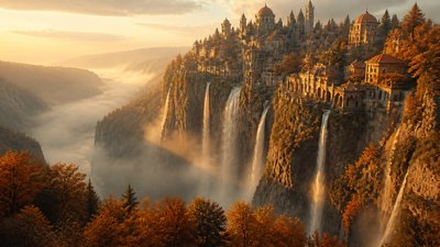 Autumncore Aesthetic concept art example