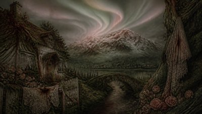 Dark Cottagecore Aesthetic banner example