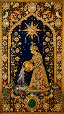 Mughal Jewelry Design tarot card example