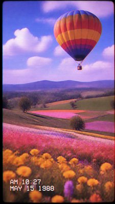 VHS Aesthetic greeting card example
