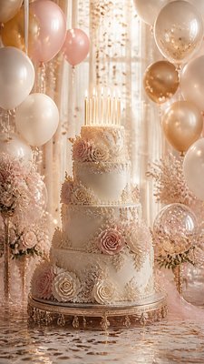 Bridal Couture Fashion Design birthday card example