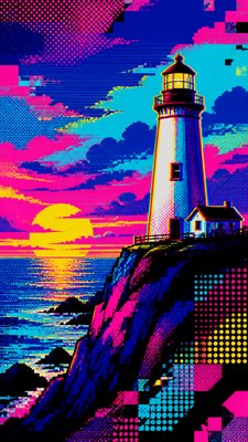 Digital Pop Art Style poster example