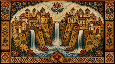 Folk Art Style concept art example