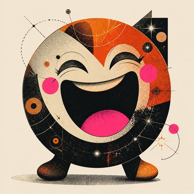 Retro-Futuristic Pop Surrealism Twitch emote example