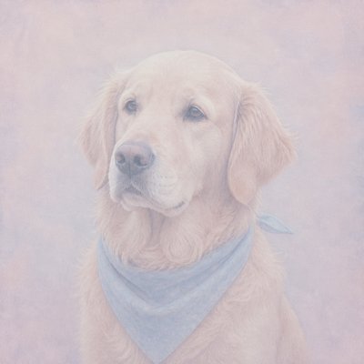 Palewave Aesthetic pet portrait example