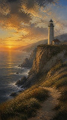 Landscape Nature Art poster example