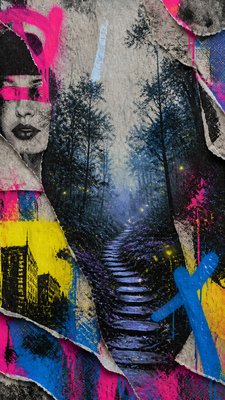 Street Art Poster Design book cover example