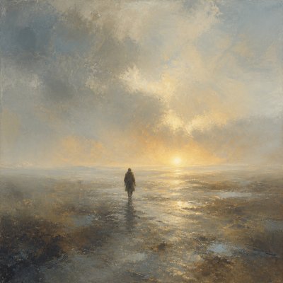 Atmospheric Impressionism Art Style album cover example