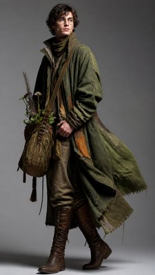 High Fashion Photography Style character design example