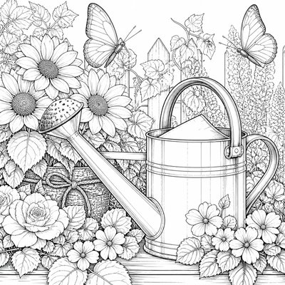 Photorealism Art Style coloring page example