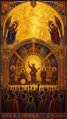 Byzantine Religious Art flyer example
