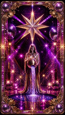 Disco Aesthetic tarot card example