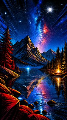 Superhero Comic Art phone wallpaper example