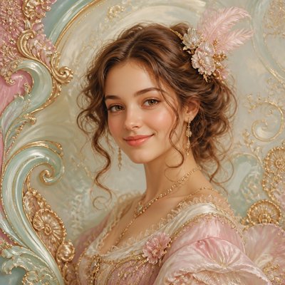 Rococo Art Style profile picture example