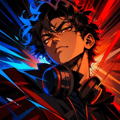 Shonen Action Anime Art Style Discord profile picture example