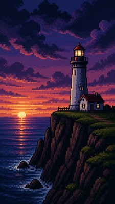Pixel Art Style poster example