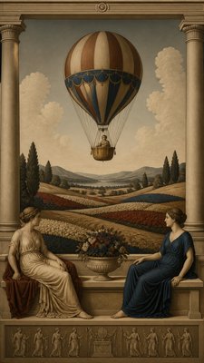 Neoclassicism Art Style greeting card example