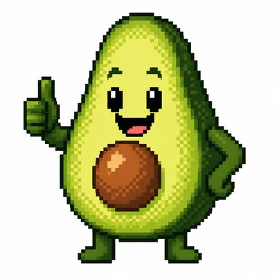 Pixel Art Style sticker example