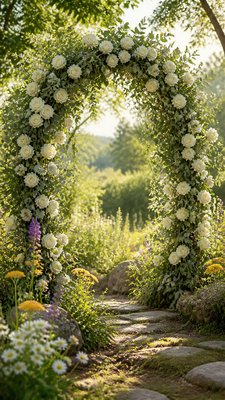 Naturecore Aesthetic wedding invitation example