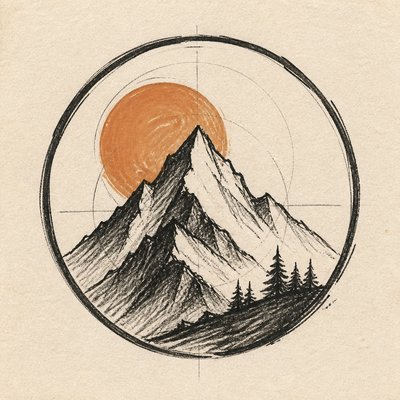 Hand-Drawn Icon Design logo concept example