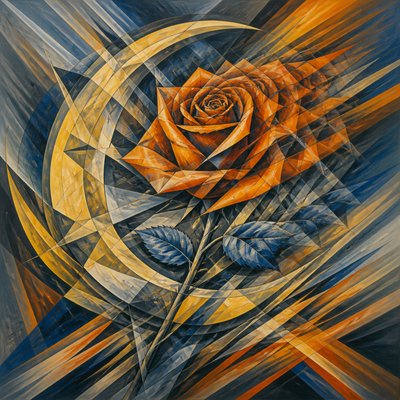 Futurism Art Style tattoo design example