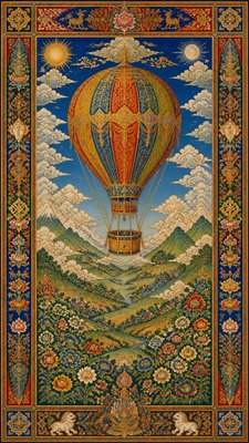 Tibetan Religious Art greeting card example
