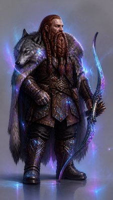 Sci-Fi Fantasy Art tabletop character portrait example