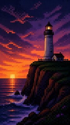 Pixel Digital Art Style poster example