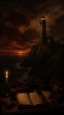 Dark Academia Aesthetic poster example