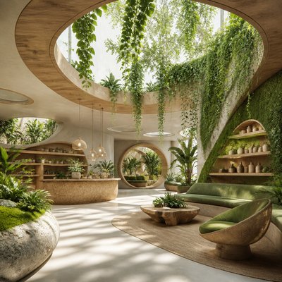 Biophilic Interior Design icon example